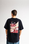 CAMISETA DATE NIGHT PRETA OVERSIZED