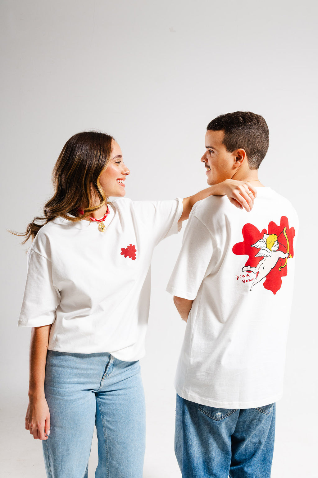 CAMISETA CUPIDO OFF OVERSIZED
