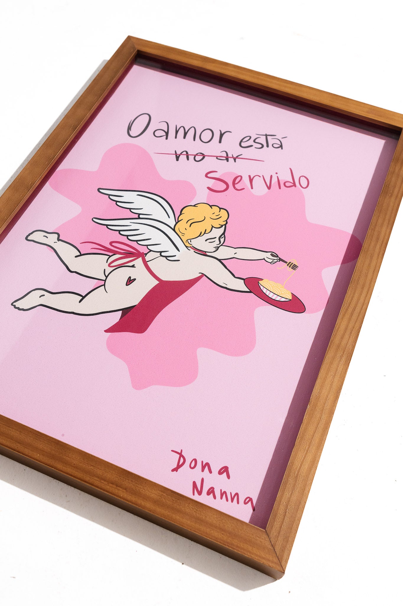 QUADRO "O AMOR ESTÁ SERVIDO"