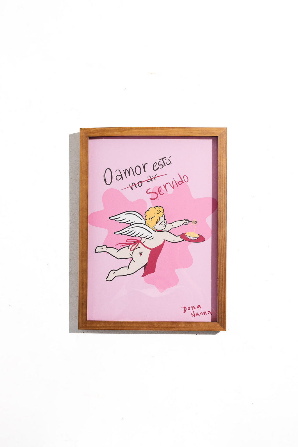 QUADRO "O AMOR ESTÁ SERVIDO"