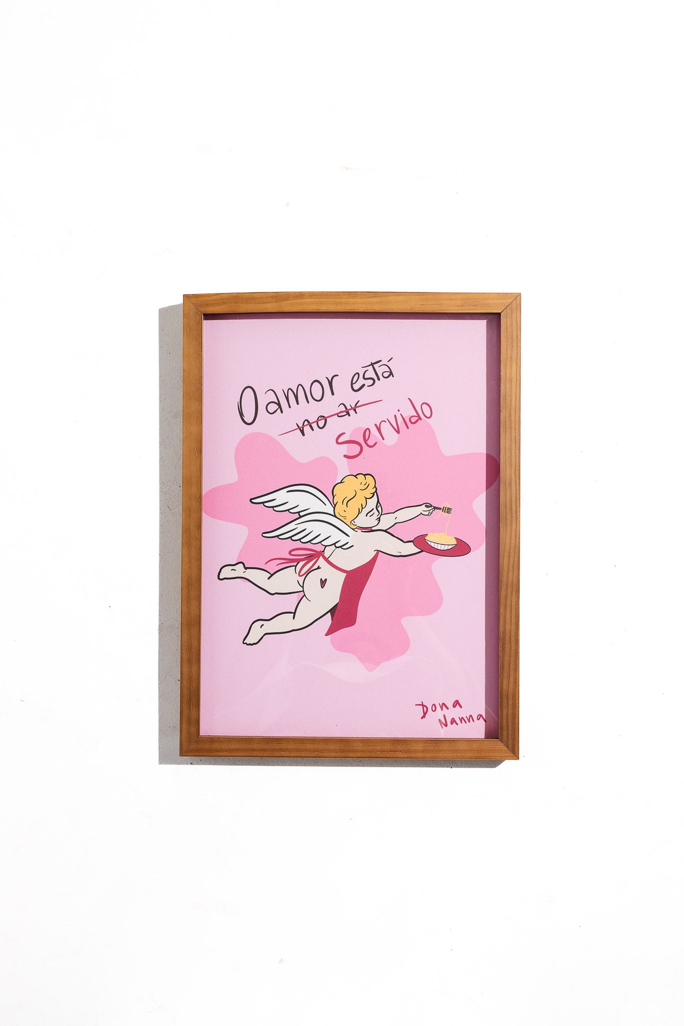 QUADRO "O AMOR ESTÁ SERVIDO"